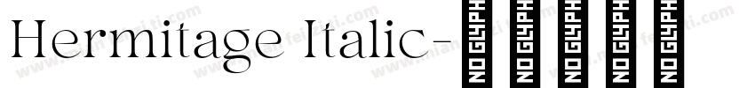 Hermitage Italic字体转换